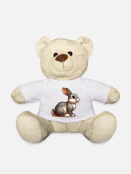 Lapin - Nounours - blanc