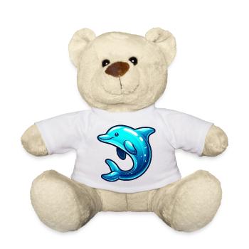 Dolphin - Teddy Bear - white - Front