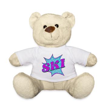 POPART SKIFAHREN - SKISPORT SKI - Teddy - Weiß - Vorne