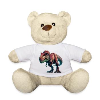 Dinosaur - Teddy Bear - white - Front
