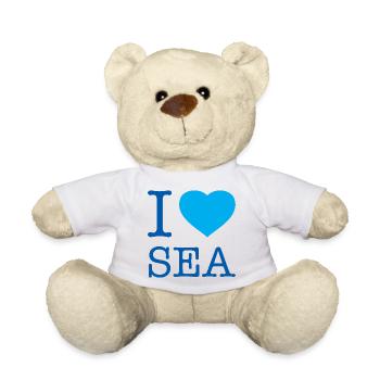 I LOVE SEA - Teddy - Weiß - Vorne