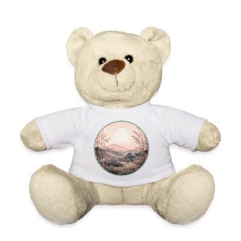 Sanfte Mondlandschaft im Zen-Stil - Teddy - Weiß - Vorne