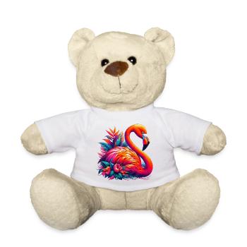 Flamingo - Teddy - Weiß - Vorne