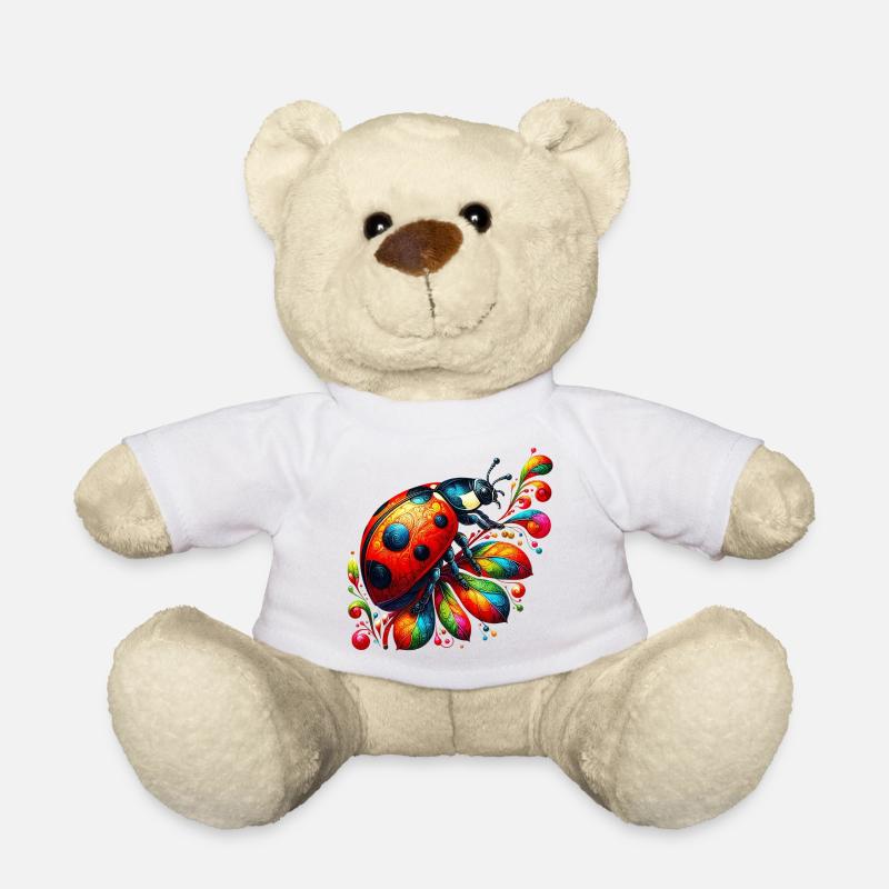 Coccinelle - Nounours - blanc