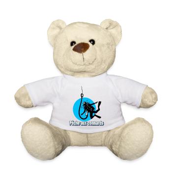Pêche aux connards - Nounours - blanc - Devant