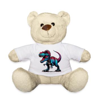 Dinosaur - Teddy Bear - white - Front
