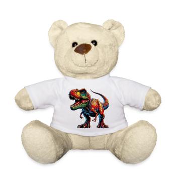 Dinosaur - Teddy Bear - white - Front