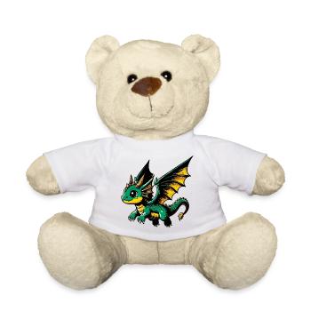Drache - Teddy - Weiß - Vorne