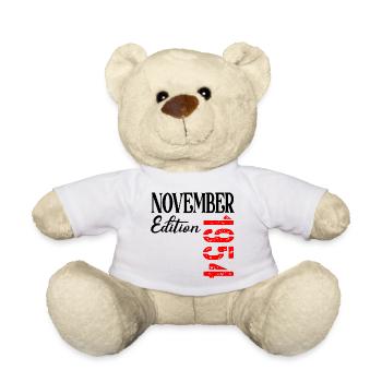 72E ANNIVERSAIRE NOVEMBRE 1954 - Nounours - blanc - Devant