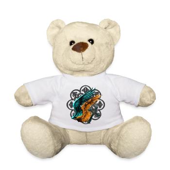 Flügel aus Feuer, Himmel und Kreuz - Teddy - Weiß - Vorne
