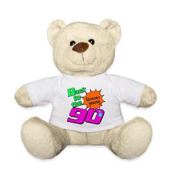 90s Party , Theme Party , Back to the 90s ( 25) - Teddy Bear - white - Front