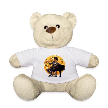Piano-Zauberin - Teddy - Weiß - Vorne