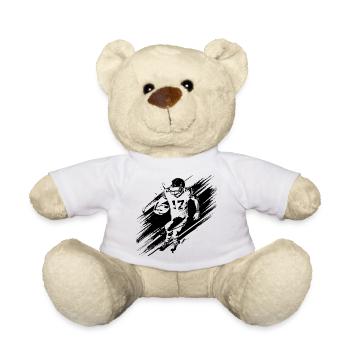 Footballspieler Graffiti - Teddy - Weiß - Vorne