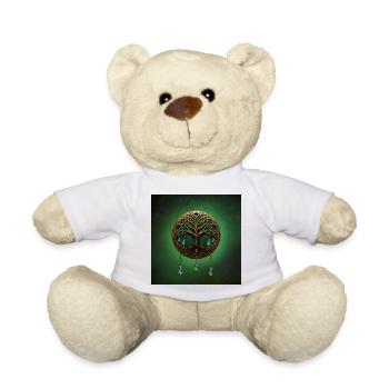Stylized Tree of Life - Teddy Bear - white - Front