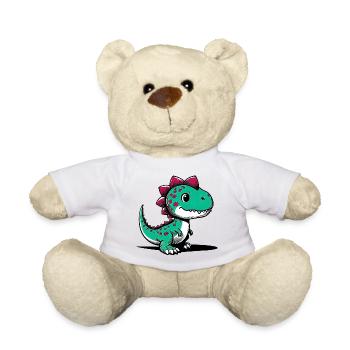 Dinosaure - Nounours - blanc - Devant