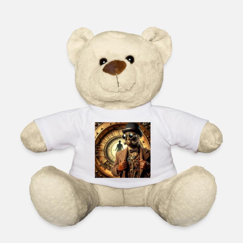Sherlock Holmes Steampunk - Teddy Bear - white