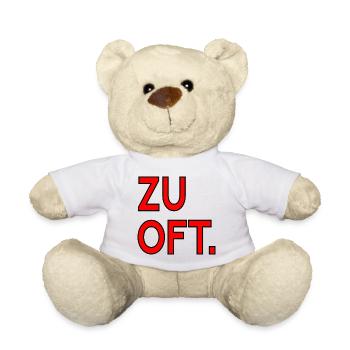 ENTSCHEIDUNGEN ENTTÄUSCHUNGEN - ZU OFT - Teddy - Weiß - Vorne