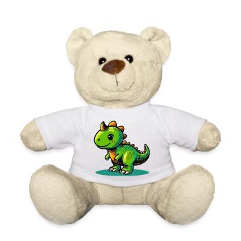 Dinosaure - Nounours - blanc - Devant