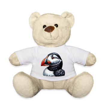 Puffin - Teddy Bear - white - Front