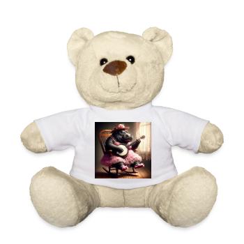 Nilpferd Banjo - Teddy - Weiß - Vorne