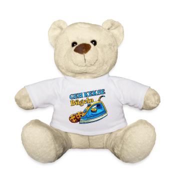 Allez les cookies en fer... - Nounours - blanc - Devant