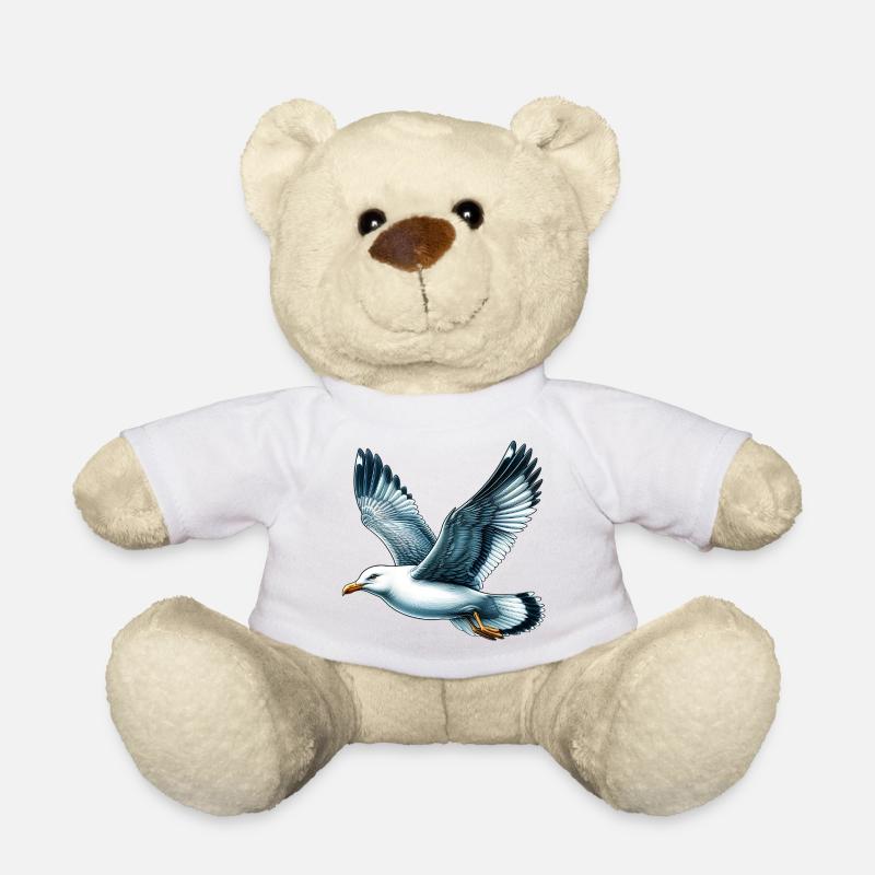 Mouette - Nounours - blanc
