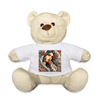 Dürüm Yufka Döner Kebab Geschenk - Teddy - Weiß - Vorne