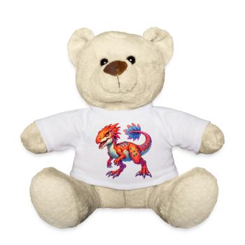 Dinosaurier - Teddy - Weiß - Vorne