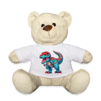 Dinosaurier - Teddy - Weiß - Vorne