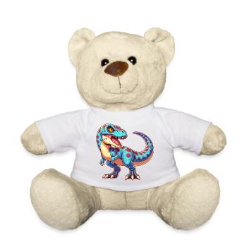 Dinosaur - Teddy Bear - white - Front