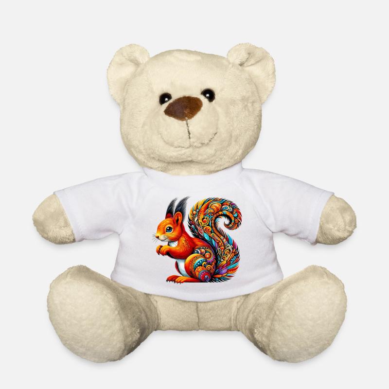 Eichhörnchen - Teddy - Weiß