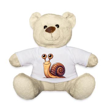 Escargot - Nounours - blanc - Devant