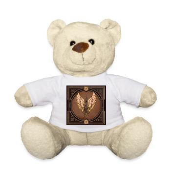 Treble clef, the key to imagination. - Teddy Bear - white - Front