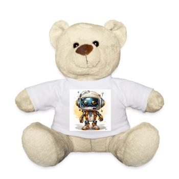 The TechMaster - Teddy Bear - white - Front
