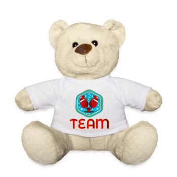 WEIHNACHTEN TEAM PADEL-TENNIS - Teddy - Weiß - Vorne
