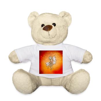 Ailes dorées et rêves épanouis la fée magique - Nounours - blanc - Devant