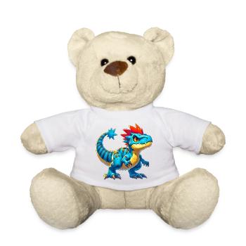 Dinosaur - Teddy Bear - white - Front