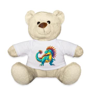 Dinosaurier - Teddy - Weiß - Vorne