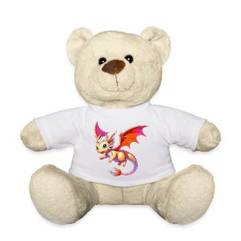 Drache - Teddy - Weiß - Vorne
