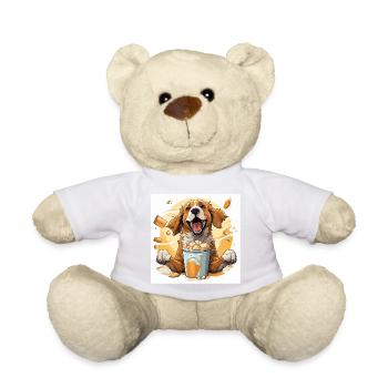 The Caffeine Dunker - Teddy Bear - white - Front