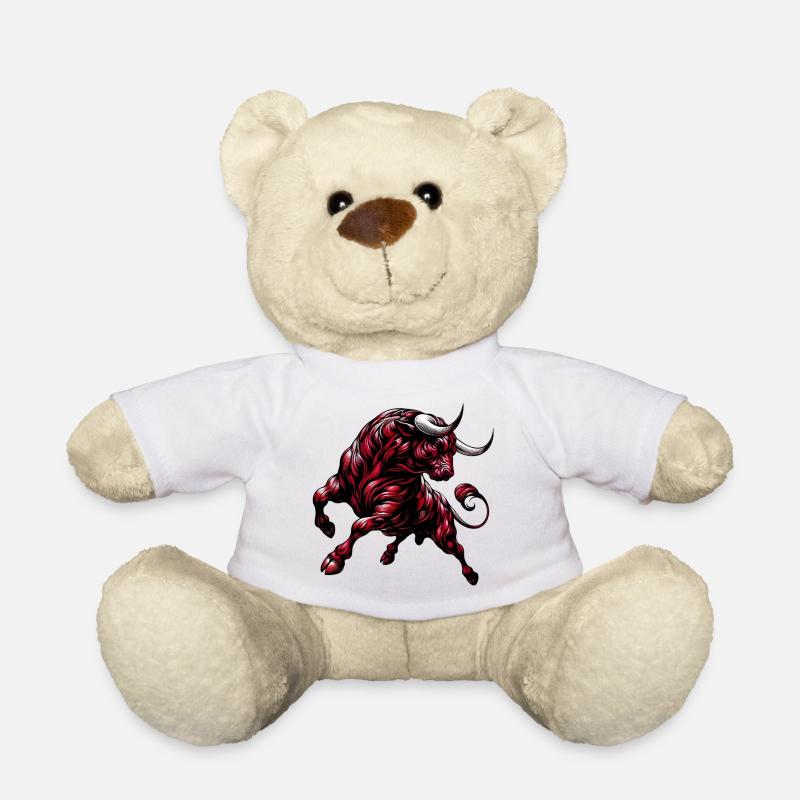 Taureau - Nounours - blanc
