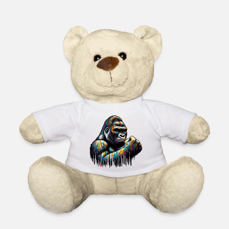 Gorilla - Teddy - Weiß