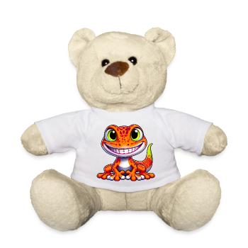 Gecko - Teddy Bear - white - Front