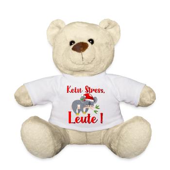 WEIHNACHTEN STRESS KOALA BÄR - Teddy - Weiß - Vorne