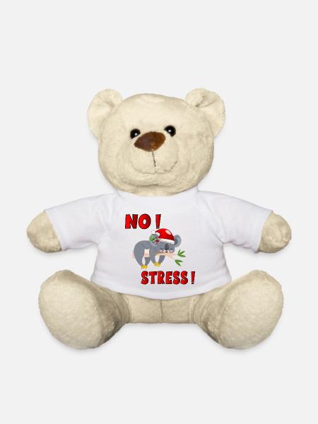 ANIMAUX DE NOËL SANS STRESS - Nounours - blanc