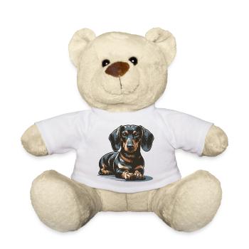 Dackel - Teddy - Weiß - Vorne