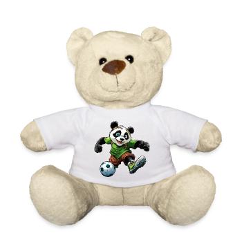 Panda Fussball - Teddy - Weiß - Vorne