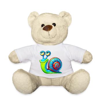 Schnecke - Teddy - Weiß - Vorne