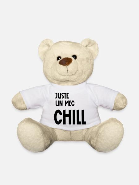 juste un mec chill - Nounours - blanc