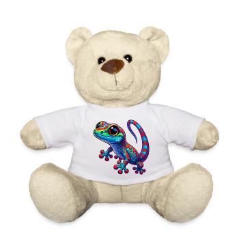 Gecko - Teddy Bear - white - Front